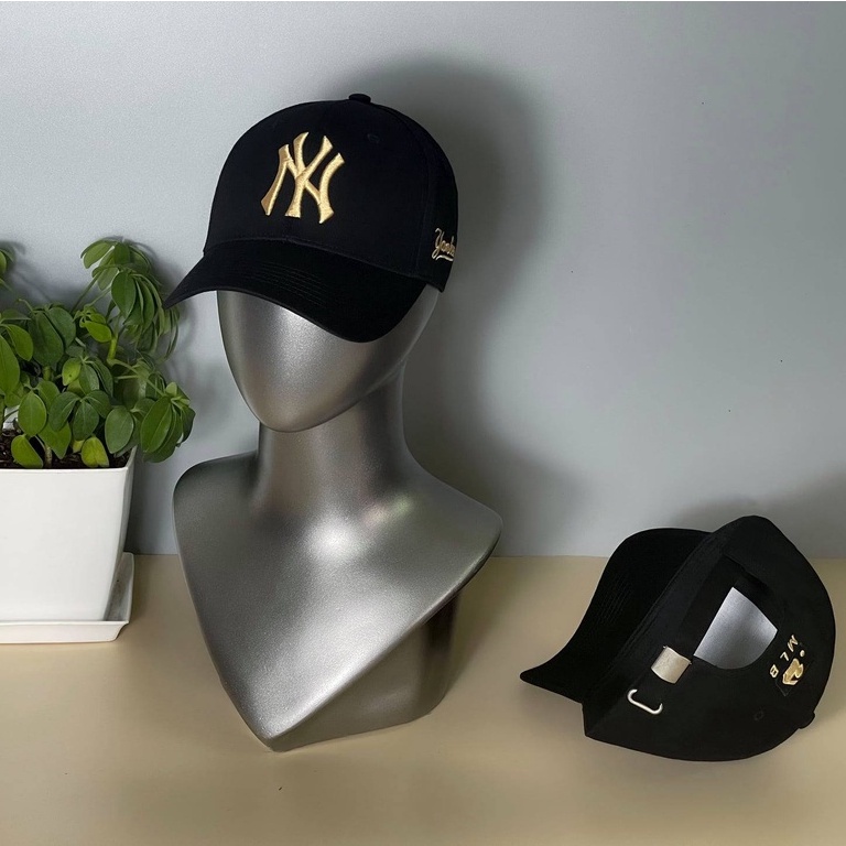 mũ nón lưỡi trai thêu chữ nổi 3D NY logo cạnh siêu hót freesize