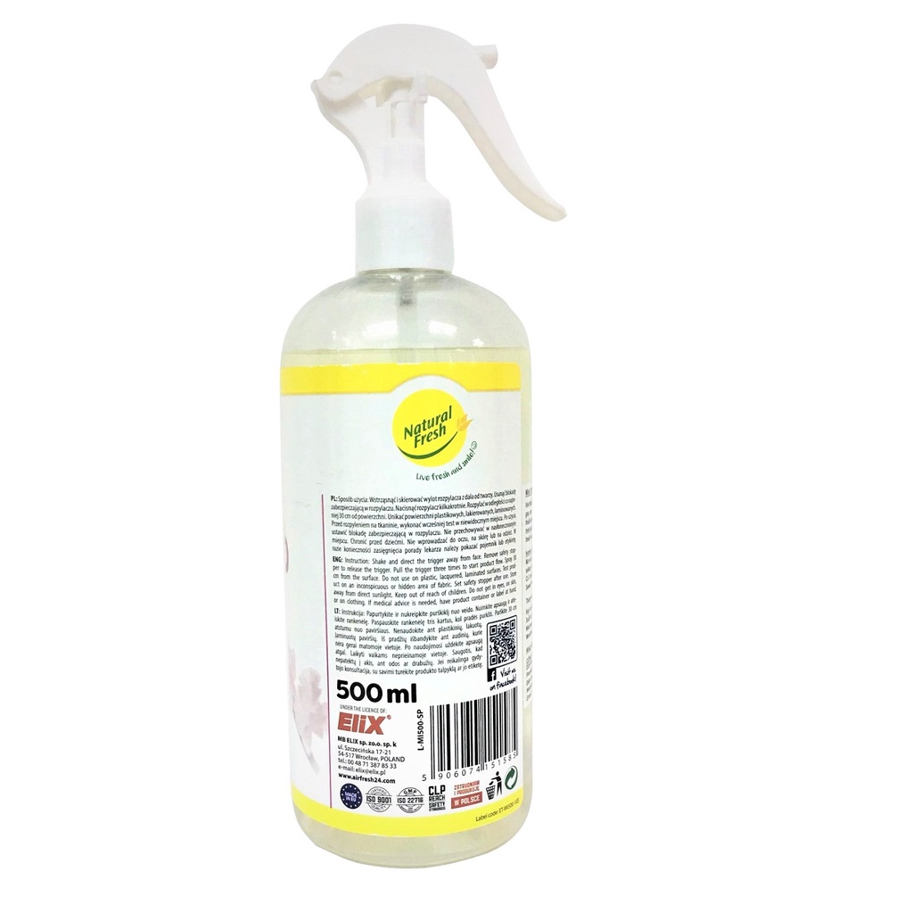 Nước hoa xịt phòng thiên nhiên tươi mát Mist Natural Fresh MI500