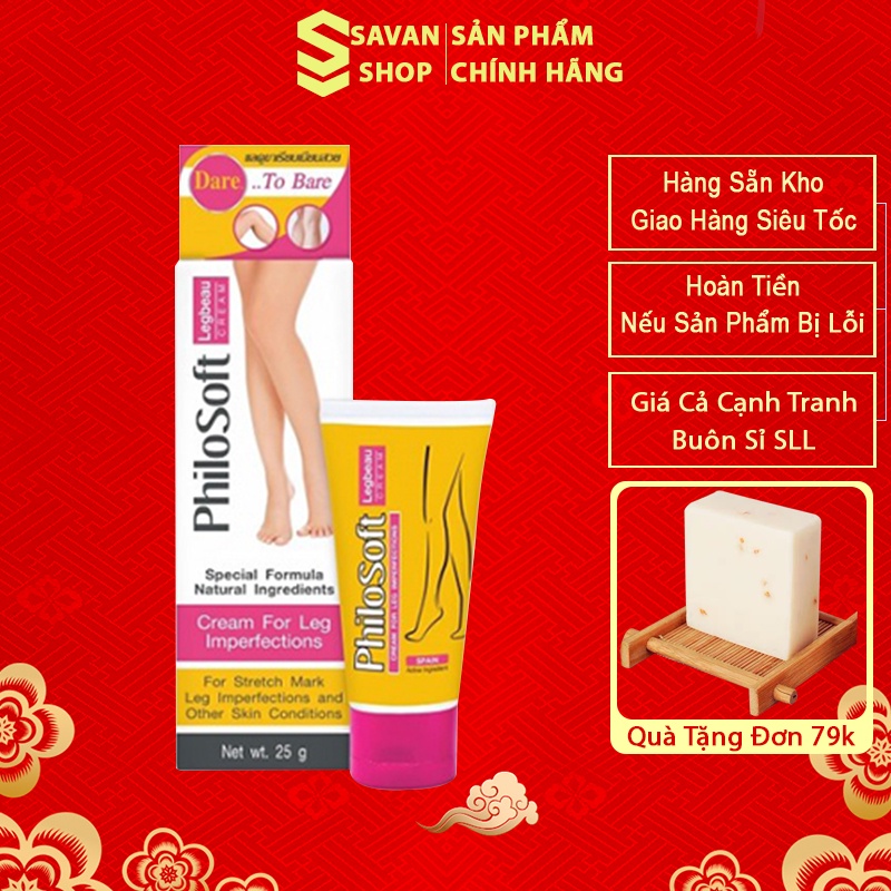 Kem Thoa Suy Giãn Tĩnh Mạch PhiloSoft Legbeau Cream 25g Thái Lan