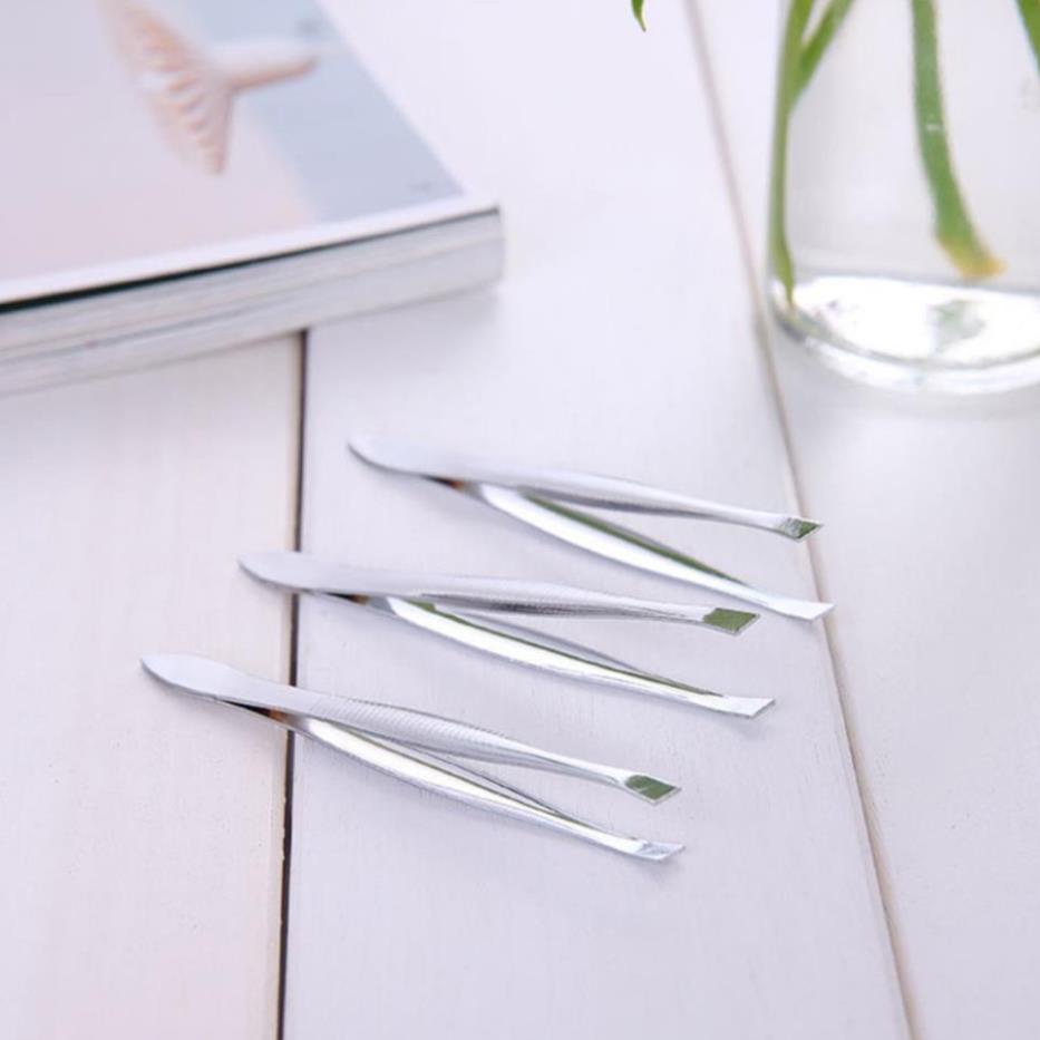 Nhíp nhổ lông mày gắp lông mi nhổ tóc sâu bằng thép không gỉ