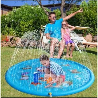 Tấm Đệm Phun Nước Cho Bé 1.7m Thảm chơi phun nước cho bé, Đồ chơi trẻ em