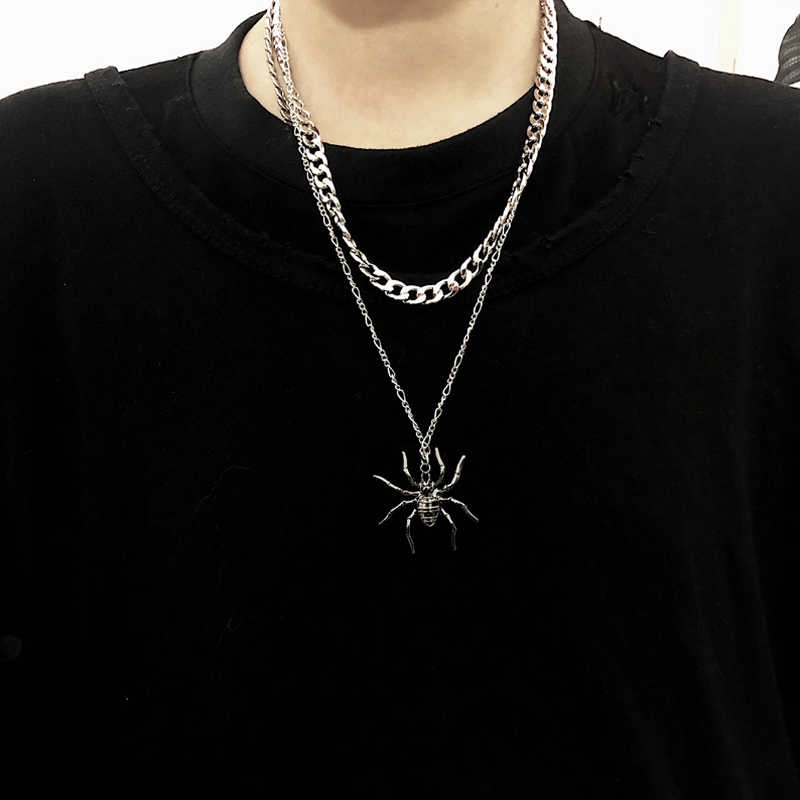 Dây Chuyền Hình Nhện Phong Cách Hip Hop Harajuku Đường Phố Thời Trang Unisex 22184
