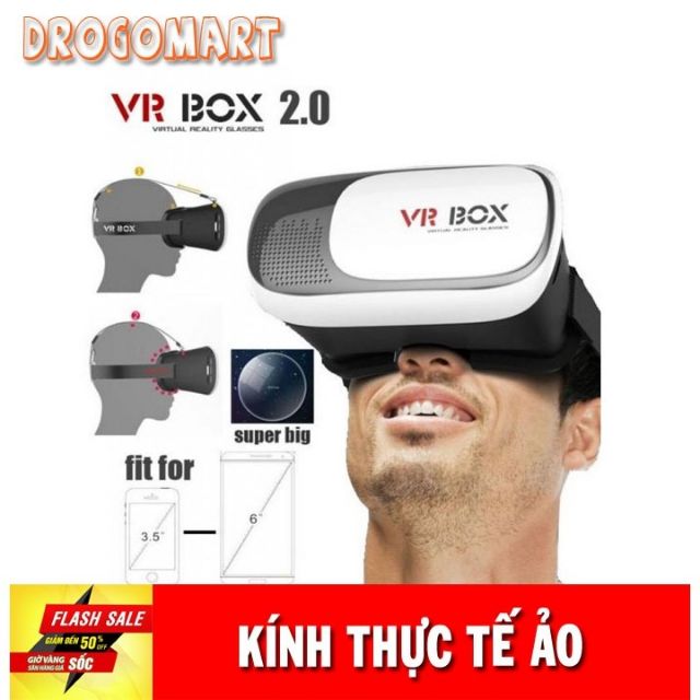 Kính thực tế ảo VR BOX Phiên bản 2 giá siêu rẻ