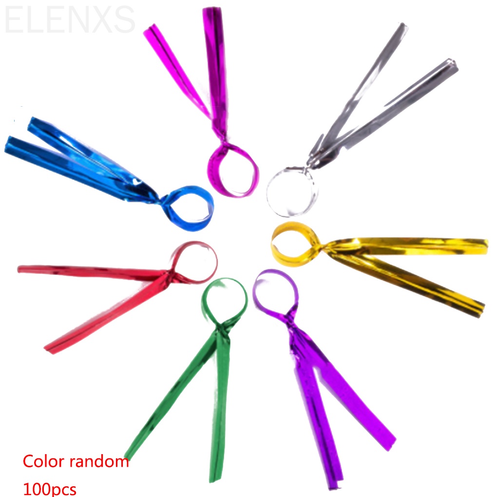 Bộ 100 dây xoắn buộc túi bánh kẹo bằng kim loại 8cm tiện dụng