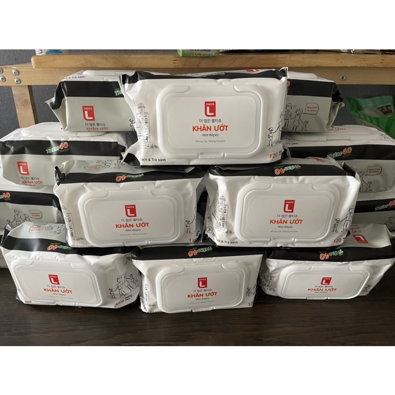 Khăn giấy ướt Lotte 120 tờ