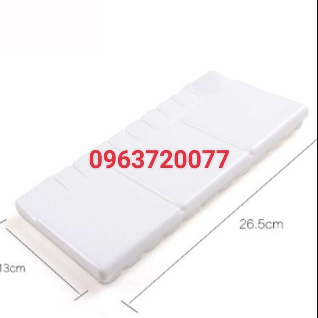Khay Pha Màu Hình Chữ Nhật có nắp gập
