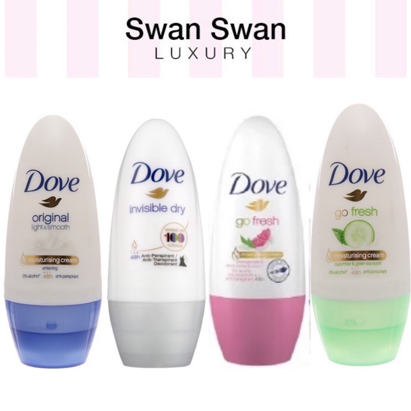 Lăn Khử Mùi Dove Hương Thơm Lâu Kéo Dài 40ml