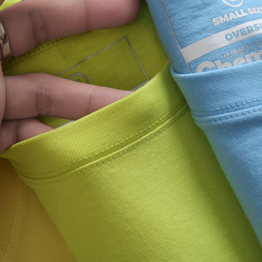Áo thun cổ tròn UNISEX in chữ Chemical 2104013 vải Cotton co giãn, dày dặn, form rộng - MENFIT