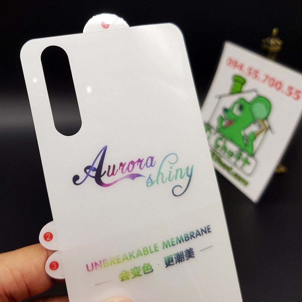 [Mặt Sau] Dán CL Dẻo PPF Huawei P20 Cường Lực Dẻo Trong Suốt