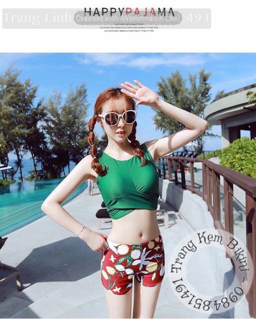 [Tặng hoa cài tóc] Bikini cao cấp - hàng thiết kế - set 3 chi tiết | BigBuy360 - bigbuy360.vn