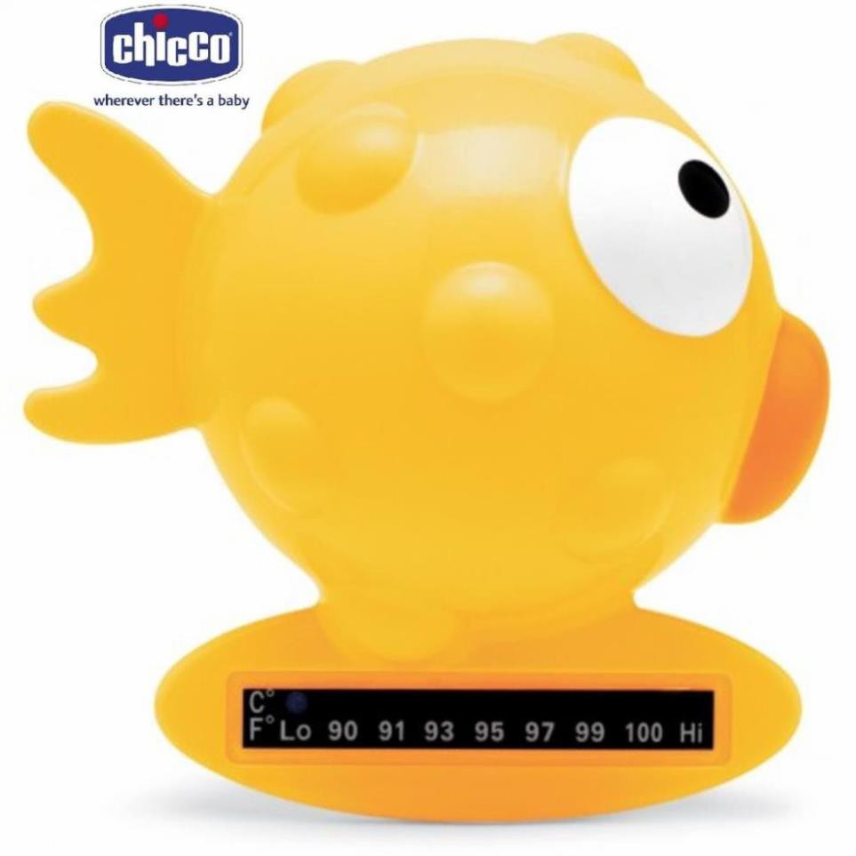 Đo nhiệt độ nước tắm hình chú cá Chicco