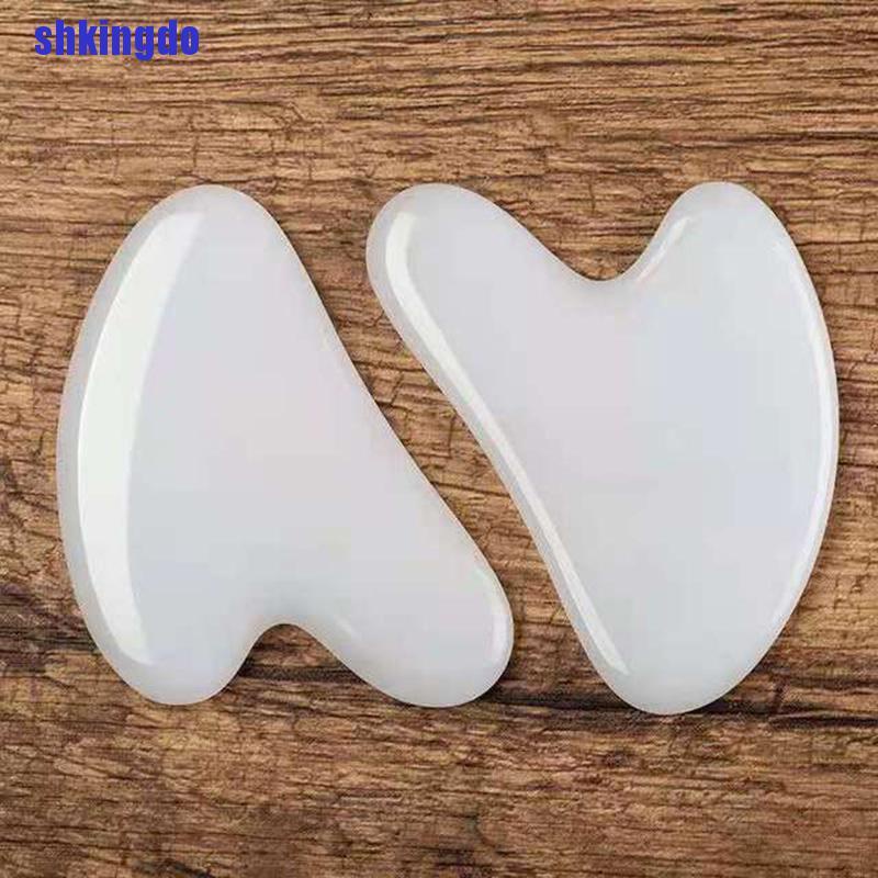 [Hàng mới về] Dụng cụ lăn + tấm cạo massage mặt bằng ngọc bích chống lão hóa chăm sóc da (có bán lẻ)