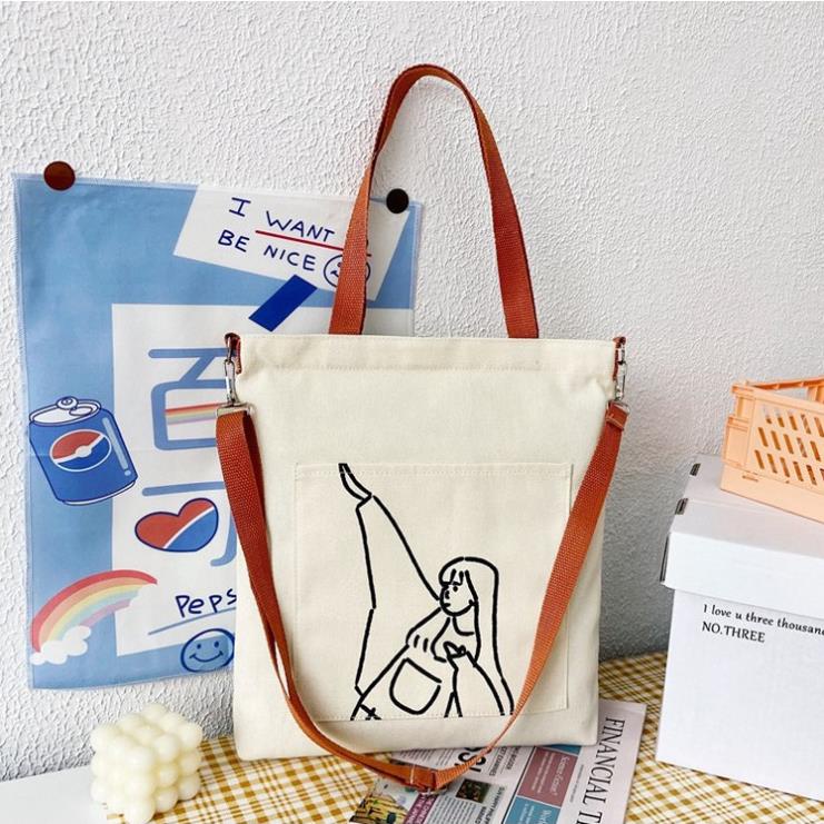 Túi Xách Nữ | Túi Đeo Chéo Canvas Trẻ Trung Năng Động | TD02