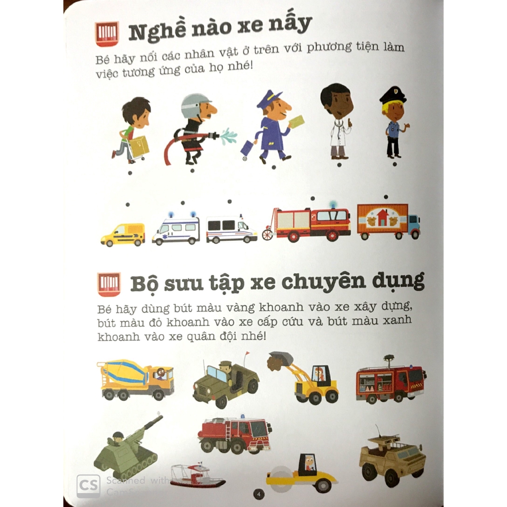 Sách - Trò Chơi Phát Triển Trí Tuệ: Phương Tiện Giao Thông