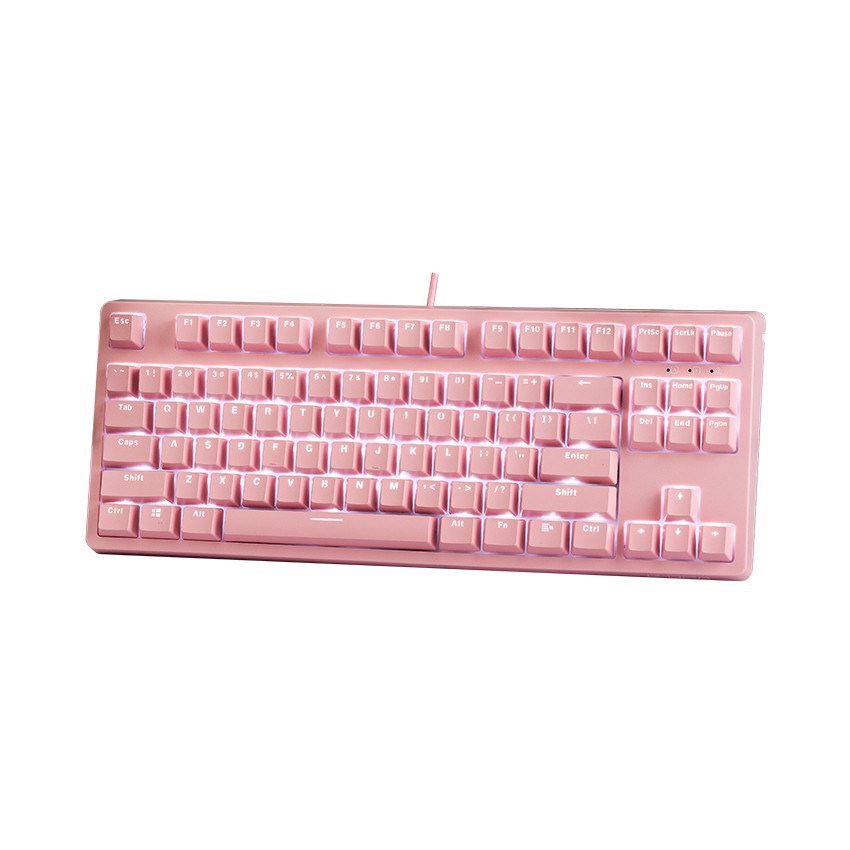 Bàn Phím Cơ E-DRA EK3104 Màu Hồng Led Đẹp - Bàn Phím Gaming Pink