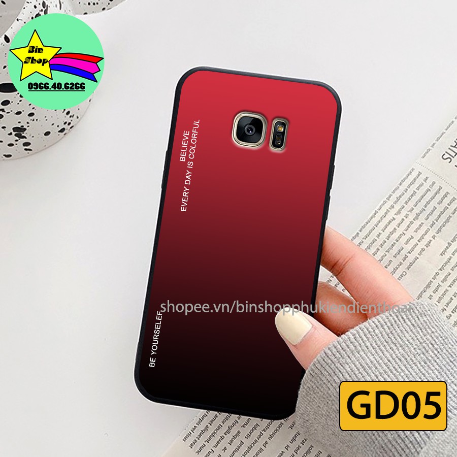 Ốp lưng kính Samsung S7 - S7 edge - Ốp lưng điện thoại Samsung cao cấp, sang trọng, hình ảnh 7 màu huyền bí.