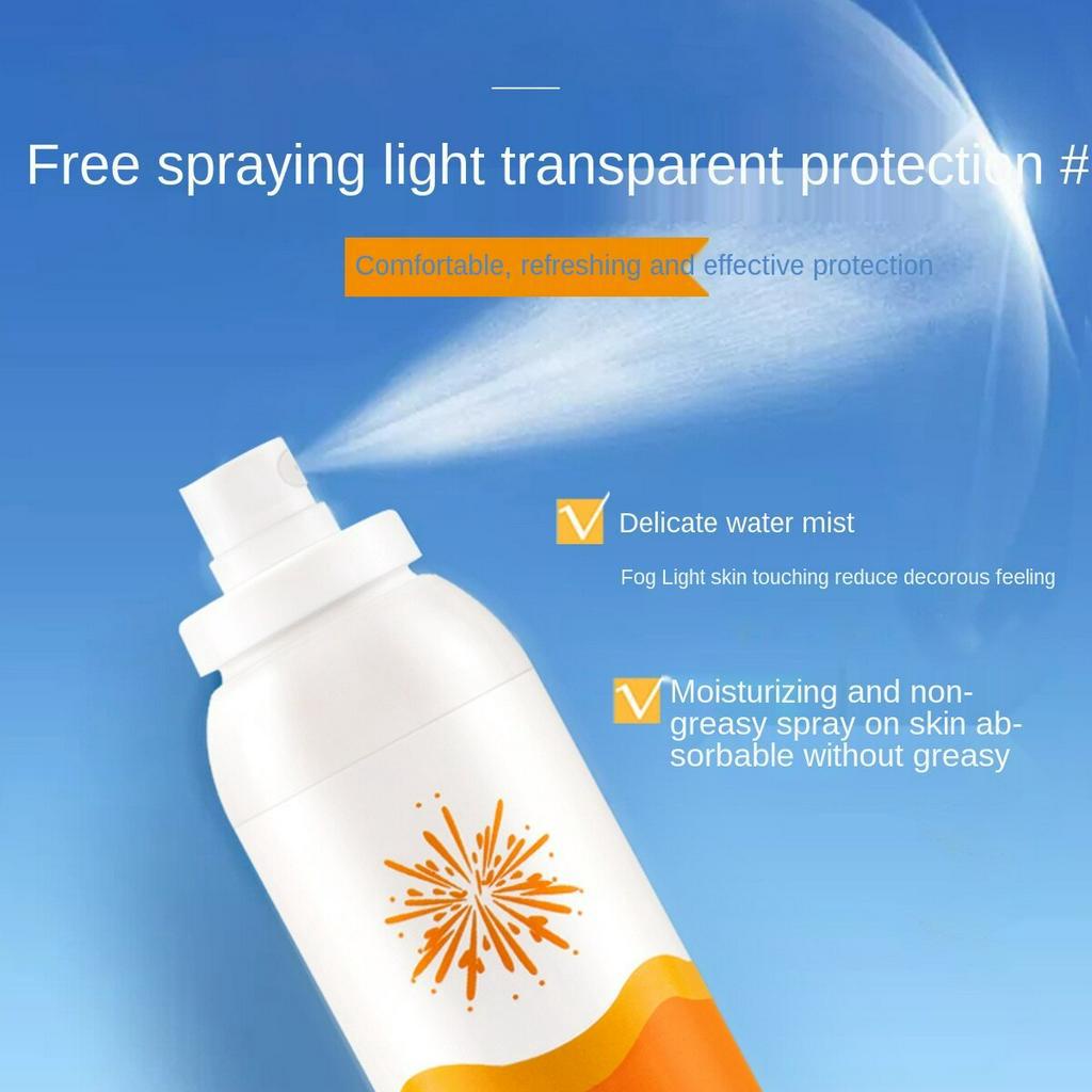 Chai xịt chống nắng dưỡng ẩm kháng nước chống mồ hôi Spf50 Plus