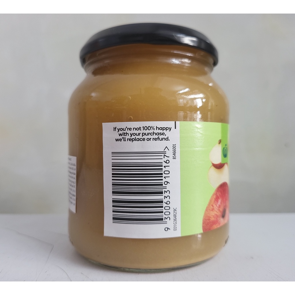 [Lọ 370g] XỐT TÁO [Belgium] WOOLWORTHS Apple Sauce (atv)