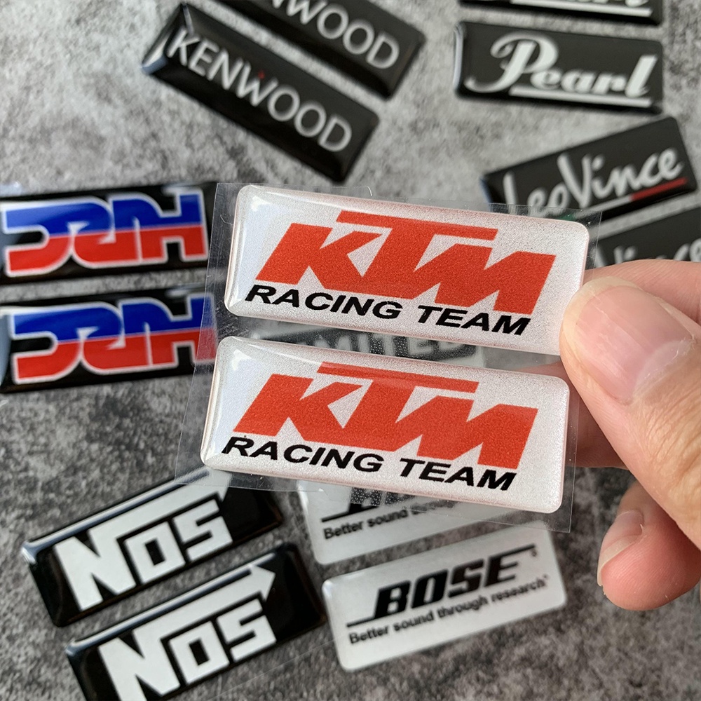 Miếng Dán Logo 3D Bằng Nhựa Resin Phản Quang Trang Trí Xe Mô Tô YAMAHA