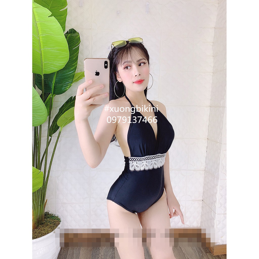 Bikini đồ bơi liền pha ren nhiều dáng