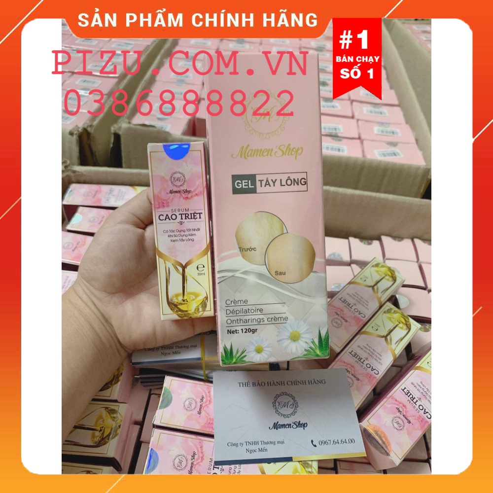 COMBO TẨY LÔNG MAMEN SHOP THÊ HỆ MỚI TẶNG CAO TRIỆT