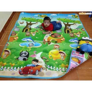 THẢM XỐP MABOSHI CAO CẤP 2 MẶT 1.8*2m IN HÌNH HỌA TIẾT ĐỘC ĐÁO TRẢI SÀN, DỄ GẤP GỌN VÀ MANG ĐI XA KÈM TÚI ĐỰNG