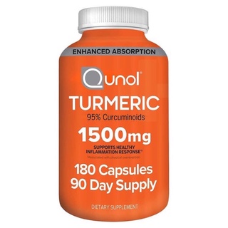 Viên uống tinh chất nghệ Qunol Turmeric 1500mg 180 viên của Mỹ