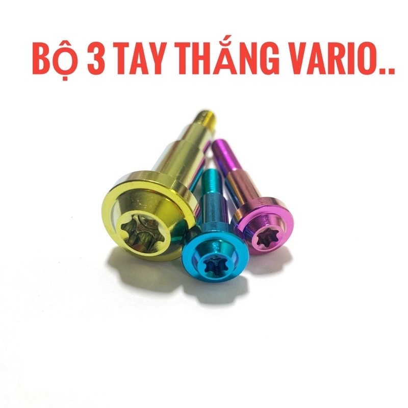 Bộ 3 Ốc tay thắng + tán GR5 dành cho Xe Vario