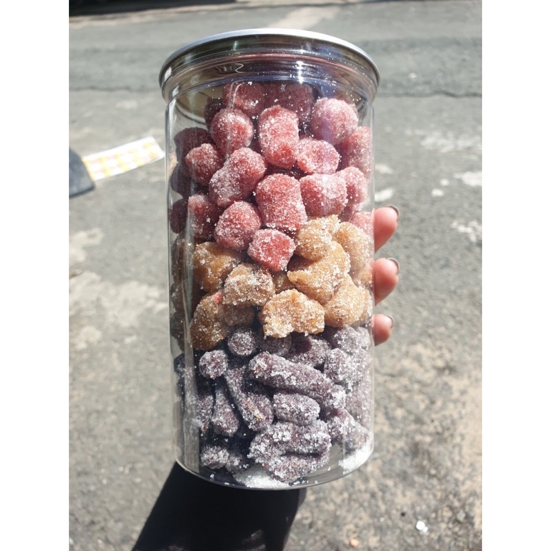 Kẹo me cay mix kẹo dâu tây và dâu tằm -500g  TỪ ĐƠN 50K,  Hàng ngon nhà làm