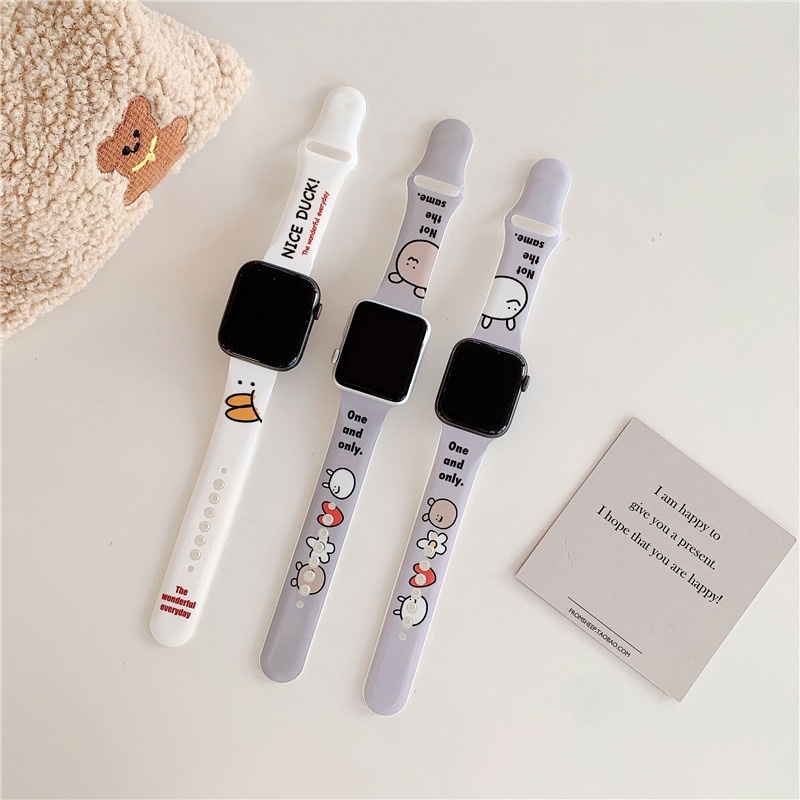Dây Apple Watch silicon cute