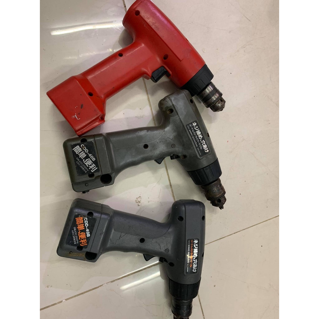 Khoan pin nội địa Nhật độ lên pin lion 8,4v có kèm sạc adapter 220v