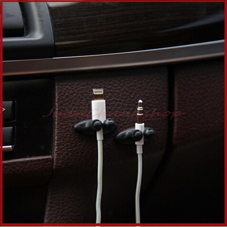 Kẹp cố định dây cáp sạc điện thoại gps axia myvi alza bezza cho xe hơi
