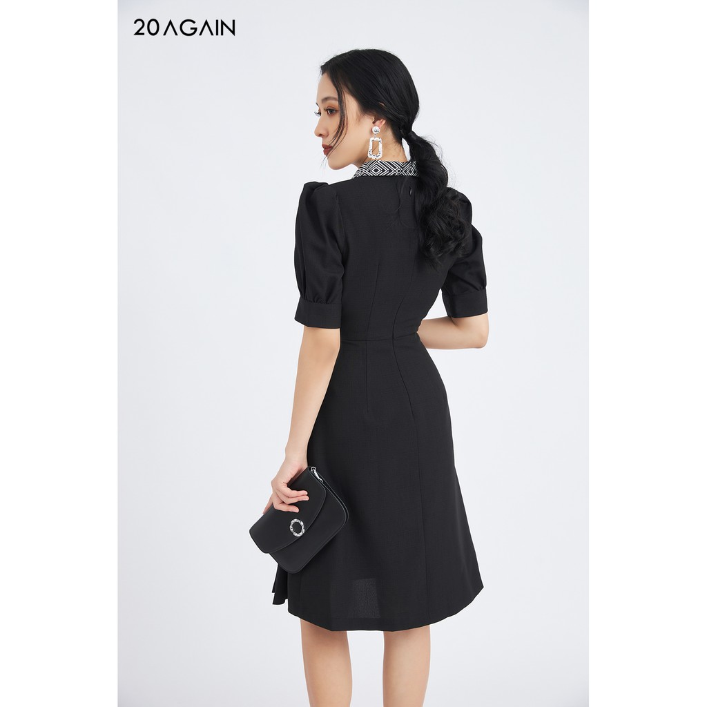 Đầm xòe dài tay phối cổ - 20 Again - DEA1091 | BigBuy360 - bigbuy360.vn