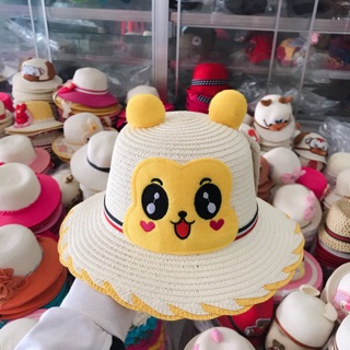 Nón cói siêu đáng yêu cho các bé mà vàng