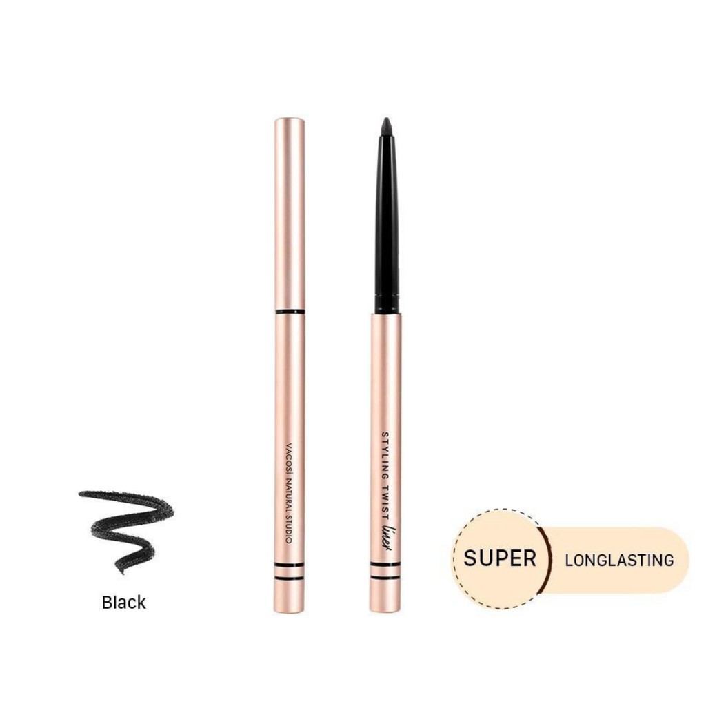 Chì vặn kẻ mắt dạng gel không trôi  Vacosi Styling Twist Liner 5ml màu đen Hàn Quốc | BigBuy360 - bigbuy360.vn