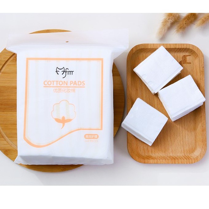 Bông Tẩy Trang COTTON PADS 3 lớp Gói 222 Miếng