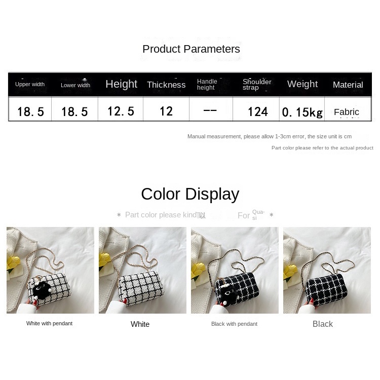 Túi Đeo Vai Màu Trắng Đen Thời Trang Mùa Hè 2022 Cho Nữ