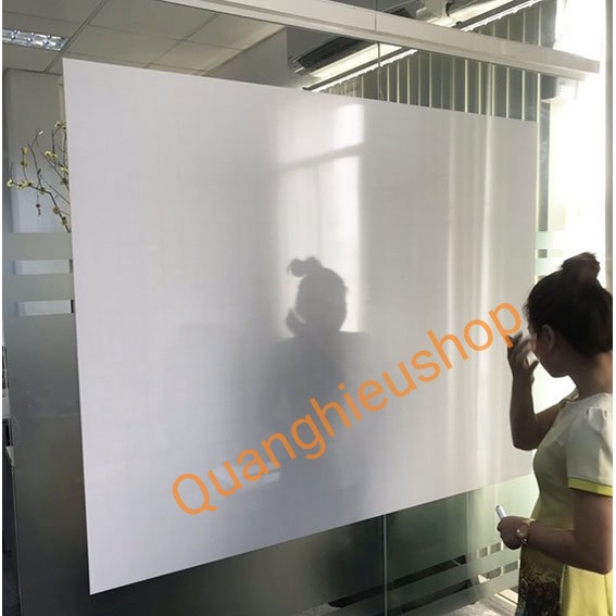 Bảng từ trắng viết bút lông dạng cuộn decan cao cấp, tiểu chuẩn xuất khẩu mỹ EASYBOARD tặng kèm full phụ kiện