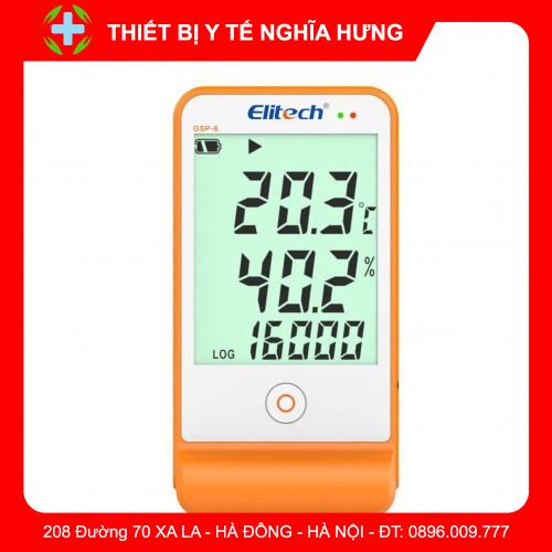 Nhiệt Ẩm Kế Tự Ghi Elitech GSP-6 2018