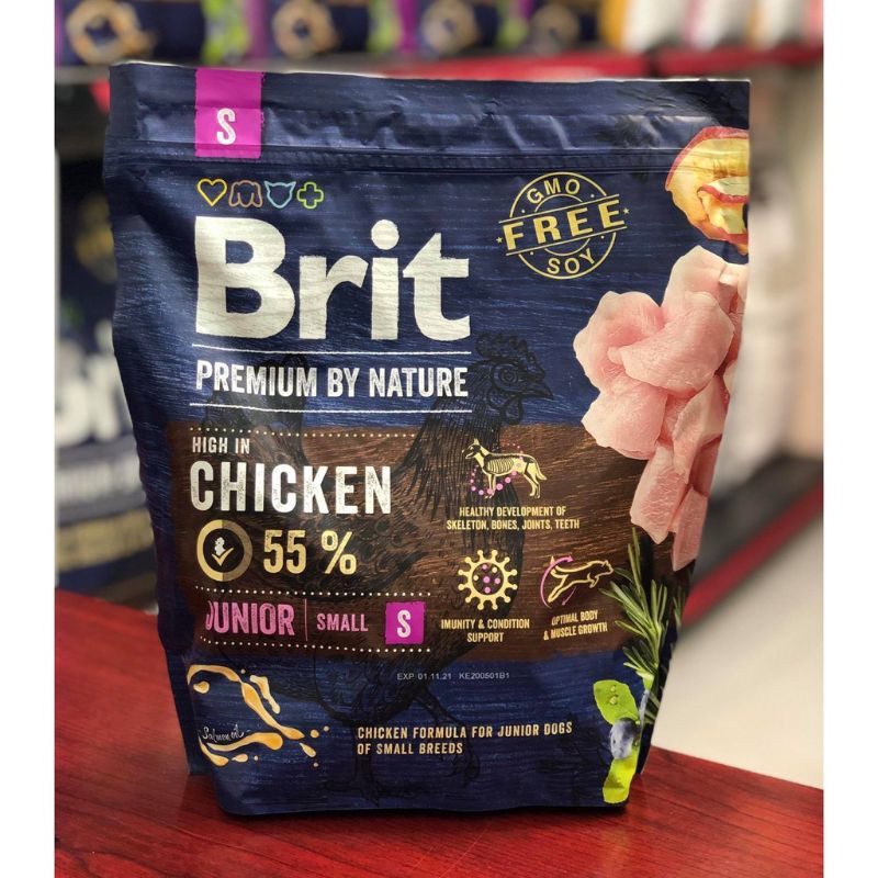 Hạt brit care vị gà gói 1kg cho chó