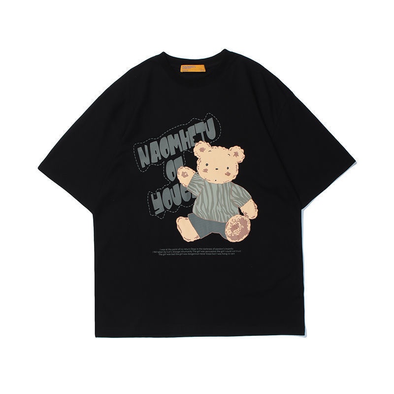 Áo thun tay ngắn dễ thương phong cách Hàn Quốc cho bé