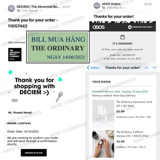 [Bill Anh] Tinh chất dưỡng mắt The Ordinary -  Caffeine Solution 5% + EGCG