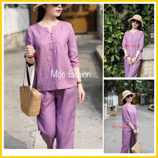 Bộ linen tay lỡ đủ sze từ S đến XL 44 - 63kg