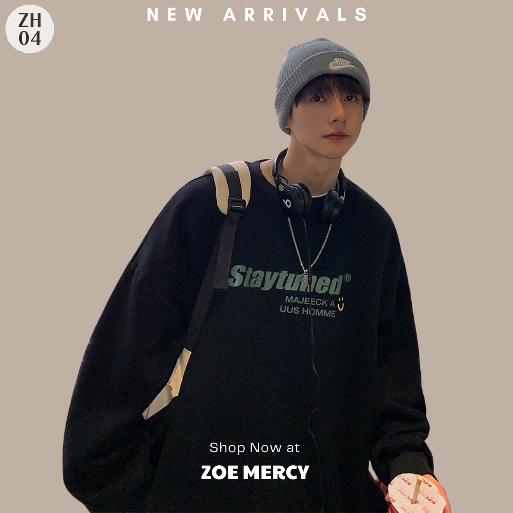 [SẴN]- Áo Sweater in chữ Unisex phong cách Ulzzang (ZH04)