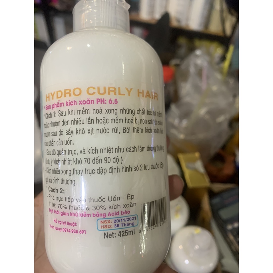 Kích xoăn TNT, kích xoăn tóc Hydro Curly Hair 450ml chính hãng công ty TNT, thuốc uốn tóc, thuốc làm xoăn tóc đơn giản