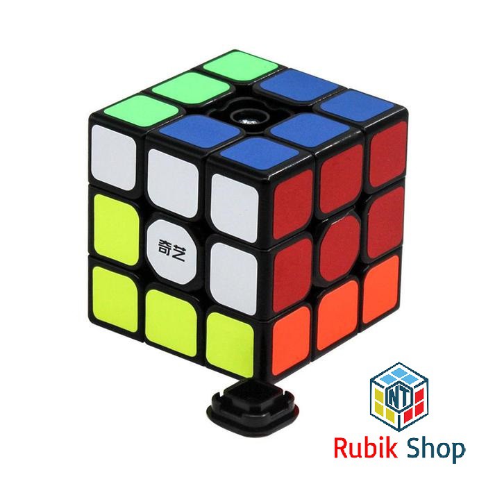 Đồ chơi rubik 3x3x3 - QiYi Sail W 3x3x3 Black/ White (Màu Đen/ Trắng)