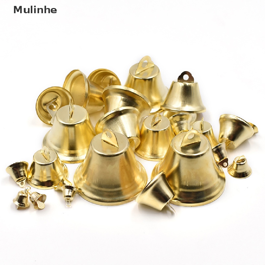 Chuông Giáng Sinh mạ vàng mini 10-50mm dành cho trang trí nhà cửa