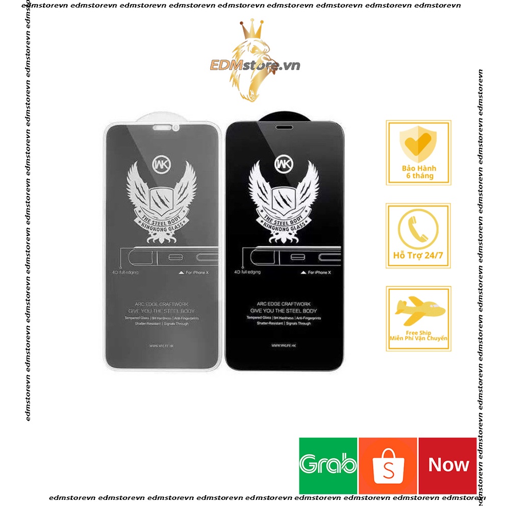 Kính cường lực iphone chống nhìn trộm KingKong 6/6s/7/7plus/8/8plus/x/xr/xs/11/12/pro/mini/promax