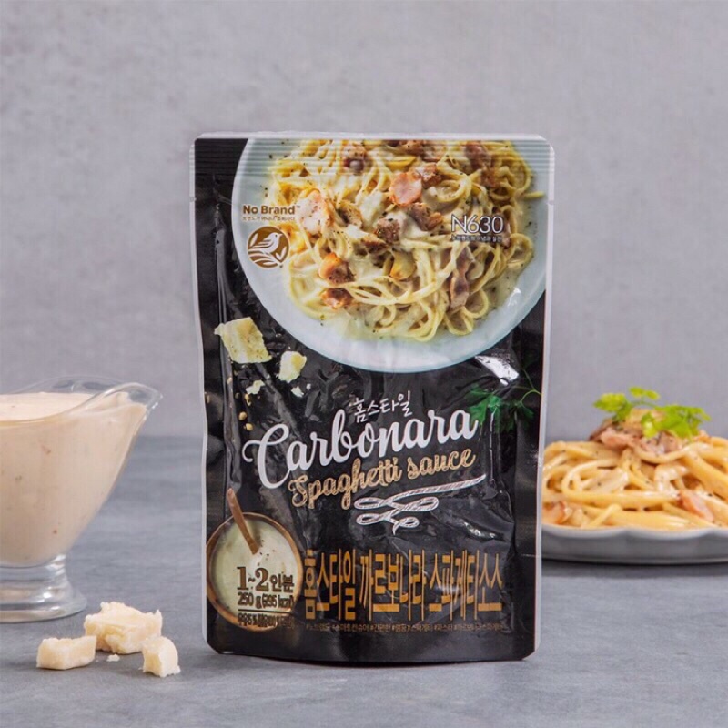 Sốt Kem Phô Mai Carbonara No Brand Gói 250G