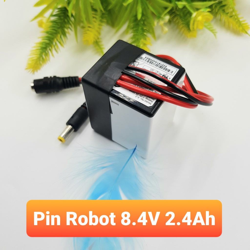 Pin Sạc 2S cho Robot Pin Arduino 8.4V 2440mAh Chất Lượng Cao (Pin Sạc)